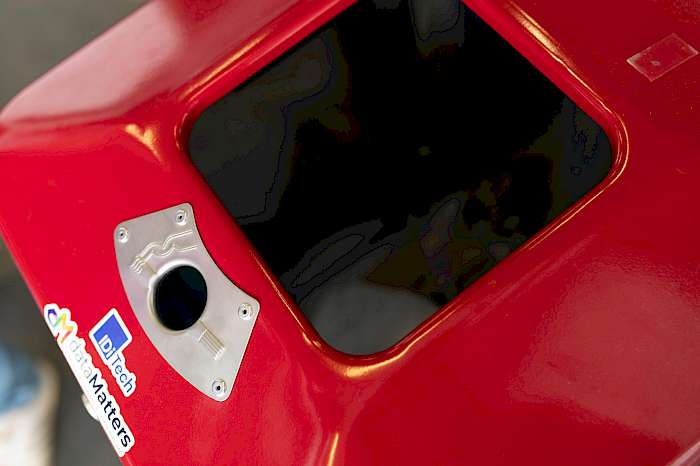 Abfallbehälter mit Sensor