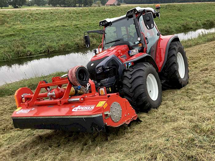 Frontmulcher mit Beleuchtung