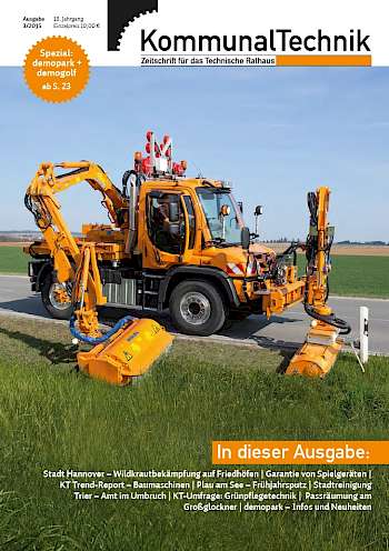 Die KommunalTechnik im Jahr 2015.