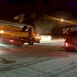 Morgens um 3:30 Uhr geht's mit dem Winterdienst in Leopoldshöhe los.