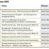 Forbildungen für Bauhofleiter