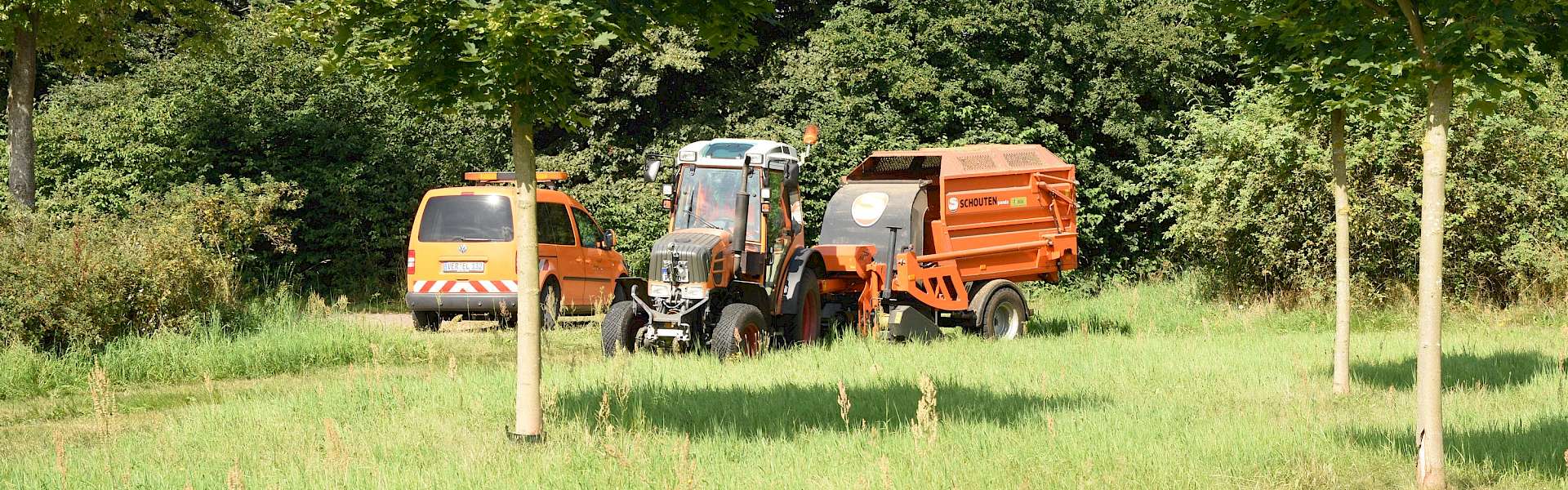 Kommunalfahrzeuge in der Grünpflege