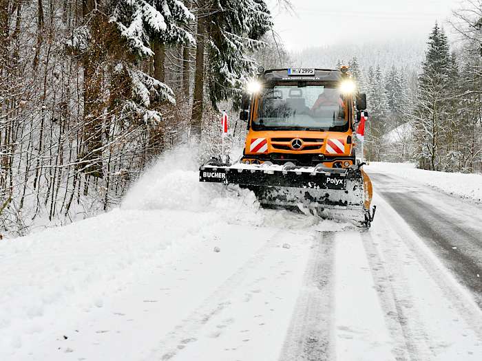 Schneepflug von Bucher Municipal